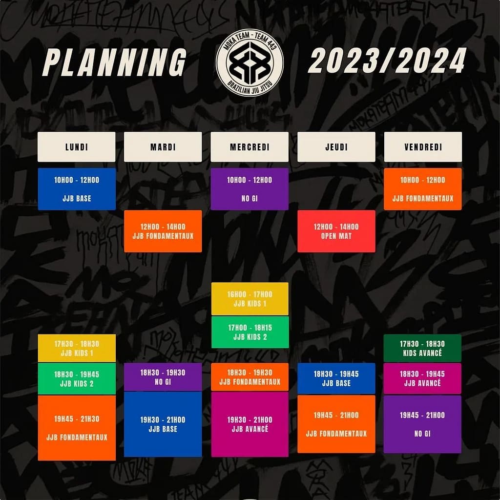 Planning 2023 - 2024